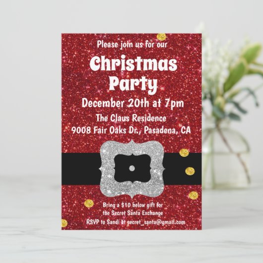 Geheime uitnodiging tot uitwisseling van cadeaus v (Staand voorkant)
