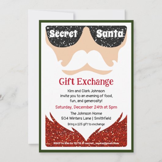 Geheime uitnodiging tot uitwisseling van cadeaus v (Voorkant)