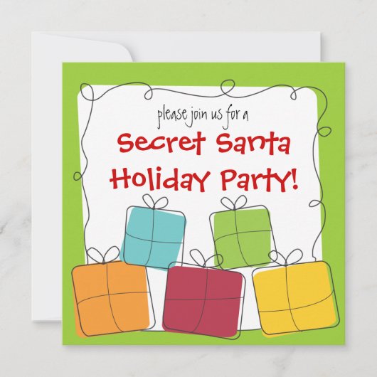 Geheime uitnodiging van de Feitelijke Sinterklaas (Voorkant)