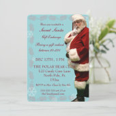 Geheime uitnodiging voor kerstfeestdag (Staand voorkant)