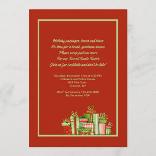 Geheime uitnodiging voor kerstfeestdagen