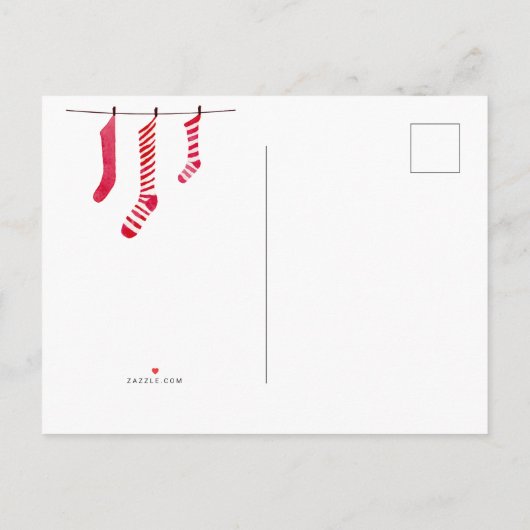 Geheime uitnodiging voor kerstfeestdagen (Achterkant)