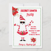 Geheime uitnodiging voor kerstfeestdagen (Voorkant)
