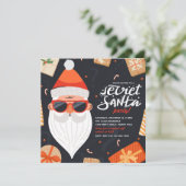 Geheime uitnodiging voor Kerstmis | Geheime kerstp (Staand voorkant)