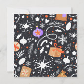 Geheime uitnodiging voor Kerstmis | Geheime kerstp (Achterkant)