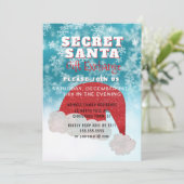 Geheime uitnodiging voor uitwisseling van cadeaus  (Staand voorkant)