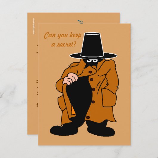 geheime uitnodiging voor verjaardagsfeestje van SP (Voorkant / Achterkant)