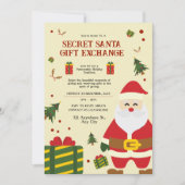 Geheime uitwisseling van cadeaus voor kerstmis kaart (Voorkant)