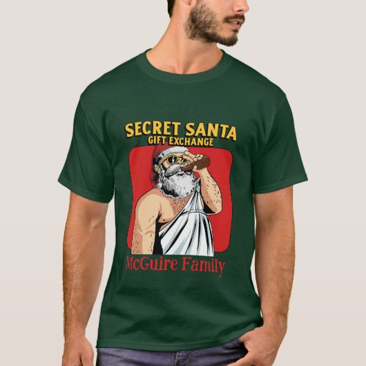 Geheime uitwisseling van cadeaus voor kerstmis t-shirt (Voorkant)