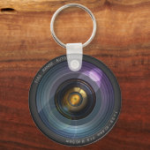 Geheime verborgen camera-lensillusie sleutelhanger (Voorkant)