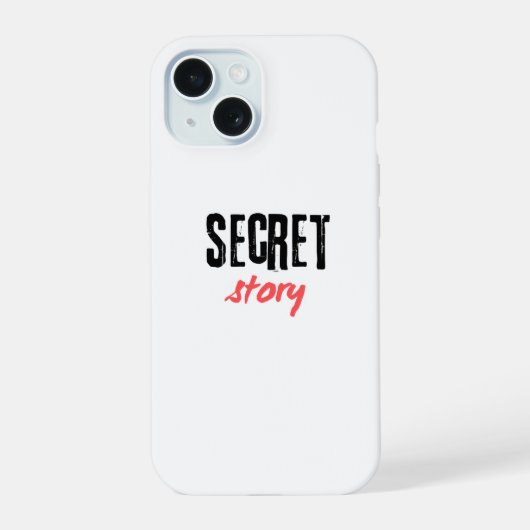 geheime verhaal iPhone 15 case (Achterkant)