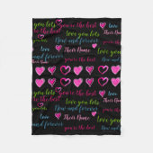 Geheime Verliefdheid, Eerste Liefde Persoonlijk Ca Fleece Deken (Voorkant)