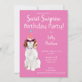 Geheime verrassing Birthday Party Funny Kaart (Voorkant)