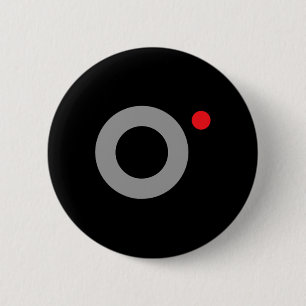 Geheime video-opname Grappig geheim agent Hallowee Ronde Button 5,7 Cm