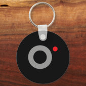 Geheime video-opname Grappig geheim agent Hallowee Sleutelhanger (Voorkant)