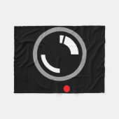 Geheime video-opname Grappige cameraman Halloween  Fleece Deken (Voorkant (Horizontaal))