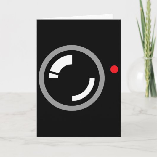 Geheime video-opname Grappige cameraman Halloween  Kaart (Voorkant)