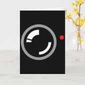 Geheime video-opname Grappige cameraman Halloween  Kaart (Gele Bloem)