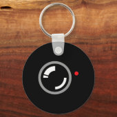 Geheime video-opname Grappige cameraman Halloween  Sleutelhanger (Voorkant)