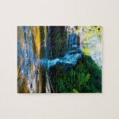 Geheime Waterval Noord Carolina Legpuzzel (Horizontaal)