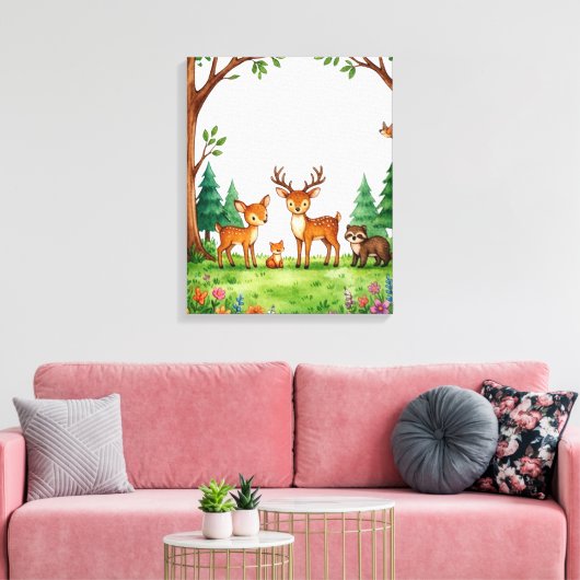 Geheime Weide Canvas Afdruk (Insitu (Woonkamer))