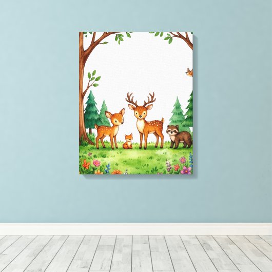 Geheime Weide Canvas Afdruk (Insitu (Houten vloer))