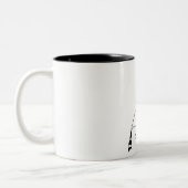Geheime wijn Funny Mug Tweekleurige Koffiemok (Links)