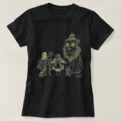 Geheime wizard van Oz Retro  T-shirt (Design voorkant)
