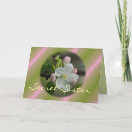 Geheime zuster Apple Bloom Card - pas aan Kaart