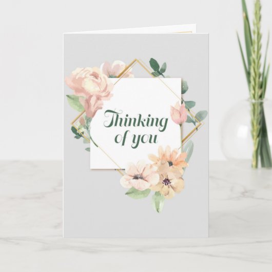 Geheime zuster die aan je denkt kaart (Voorkant)