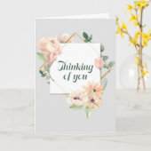 Geheime zuster die aan je denkt kaart (Gele Bloem)