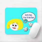 Geheimelijk hopend de meeste Buncos Muismat (Met muis)