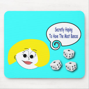 Geheimelijk hopend de meeste Buncos Muismat