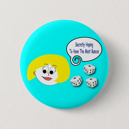 Geheimelijk hopend de meeste Buncos Ronde Button 5,7 Cm (Voorkant)