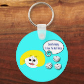 Geheimelijk hopend op de meeste Buncos Sleutelhanger (Voorkant)