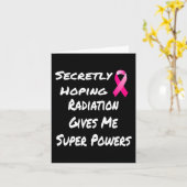 Geheimelijk hopende straling geeft me supermacht kaart (Gele Bloem)