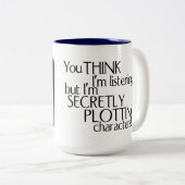 Geheimelijk uitdelen van koffie Mok (Voorkant rechts)