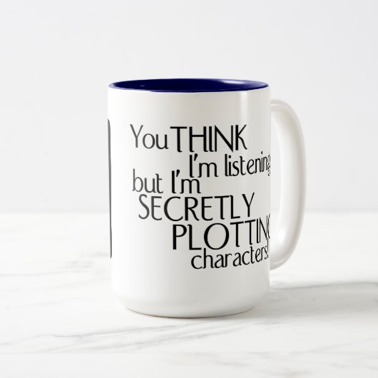 Geheimelijk uitdelen van koffie Mok (Voorkant rechts)