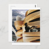 Geheimen bij het maken van kaas - briefkaart (Voorkant / Achterkant)