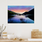 Geheimen bij het Sunset Lake Poster (Keuken)