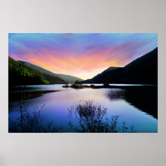 Geheimen bij het Sunset Lake Poster (Voorkant)