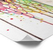 Geheimen Modern Gypsy Fantasy Art Woman Waterverf Poster (Hoek)