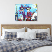 "Geheimen van de Mariachi" omwikkeld doek Canvas Afdruk (Insitu (Slaapkamer))