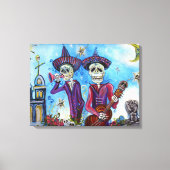 "Geheimen van de Mariachi" omwikkeld doek Canvas Afdruk (Voorkant)