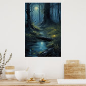 Geheimen van een oud bos poster (Keuken)