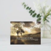 Geheimen van het leven Motivatie Briefkaart (Staand voorkant)