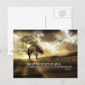 Geheimen van het leven Motivatie Briefkaart (Voorkant / Achterkant)