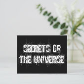 Geheimen van het universum briefkaart (Staand voorkant)