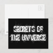 Geheimen van het universum briefkaart (Voorkant / Achterkant)