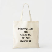 Geheimen van het Universum Natuurkunde Wetenschaps Tote Bag (Voorkant)